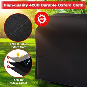 Funda para Barbacoa de Tela Oxford 420D Resistente a los Rayos UV y a Desgarros, Impermeable, a Prueba de Polvo, Material de Silicona Antiadherente, para Binchotan - Product Image 4