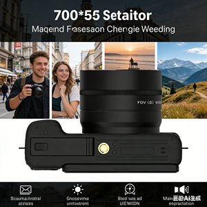 Cámara a Prueba de Agua y Golpes para Todo Clima, Video 5K, Sensor CMOS, Cámara Digital sin Espejo Portátil, Venta al Por Mayor OEM - Product Image 5