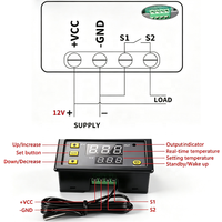 Module de thermostat numérique miniature haute précision W3230 12V 24V 220V avec affichage numérique, contrôleur de thermostat numérique pour serre