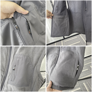 Custom <strong>Men's</strong> Reversible Windproof Vest Winter Outerwear Sleeveless Waistcoat Lined <strong>Fleece</strong> Coat Stand Collar <strong>Gilet</strong> Plus Size 6XL - Product Image 6