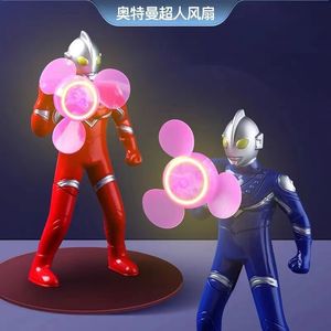 Mini ventilador portátil con luz LED, refrigeración manual, regalo para niños y adultos - Product Image 1