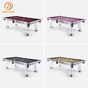Cao cấp hiện đại sang trọng màu xám Snooker bảng hồ bơi tùy chỉnh dày Slate giường phòng khách bảng với kính đồ nội thất nhà - Product Image 2