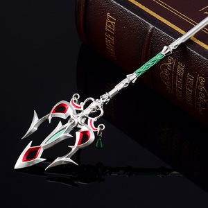 Légende de <span class=keywords><strong>Zelda</strong></span>, lance légère à échelle réduite, 29 cm, coffret cadeau de festival, artisanat tout en métal, couteau personnalisé, modèle de pistolet, épée, hache, <span class=keywords><strong>prix</strong></span> de gros - Product Image 4