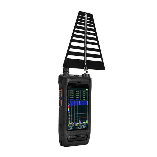 Portable Durable Handheld 30~6000MHz Drone Detector UAV Ai 1-3KM Anti Drone Counter UAV Security