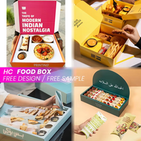 Biryani-Box Anpassbare Luxus Einweg-Kraftpapierbehälter für Chinesische Mahlzeiten Umweltfreundliche Reisbox