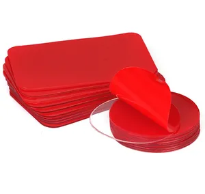 Pegatinas de enmascarar transparentes de acrílico de 60 mm, personalizadas, troqueladas, de doble cara, nano, resistentes al calor, activadas por agua, impermeables y termofusibles. - Product Image 6