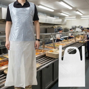 Kangle Wholesale new Sleeveless Lightweight HDPE/LDPE Waterproof Oil-Resistant for Hospital Medical <b>Plastic</b> Apron - Product Image 1