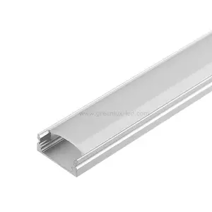 2023 guangdong shenzhen led aluminium lajur bar profil/ekstrusi/saluran 1meter 2meter 3meter