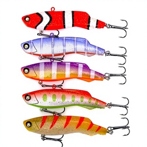 Leurre Artificiel Rigide <span class=keywords><strong>VIB</strong></span> Vibrant en Silicone Coloré Bionique Rempli de Plomb, 95 cm, pour Pêche en Glace à Longue Portée et Toutes Profondeurs - Product Image 1