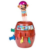 Jeu de société d'action classique TOMY Pop up Pirate pour enfants, jeu familial et préscolaire pour enfants