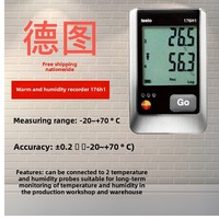 Testo 176H1/H2/P1 Electronic Temperature Humidity and Barometer Data Logger Recorder for Test Instrument Purposes