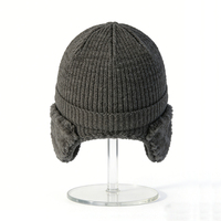 Gorros de Invierno con Orejeras, Gorro de Trapper Forrado de Felpa para Clima Frío, Gorros de Invierno para Hombre, Gorro de Invierno Masculino