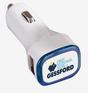 Cargadores USB Rectangulares Personalizados Promocionales para Auto y Pared, Cargador Portátil con Logotipo, Regalo Empresarial al por Mayor - Product Image 6