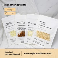 Articles funéraires artisanaux en plastique pour animaux de compagnie : Papier funéraire, encens, offrandes alimentaires pour le septième jour, cadeaux spirituels pour le enterrement de chats/chiens