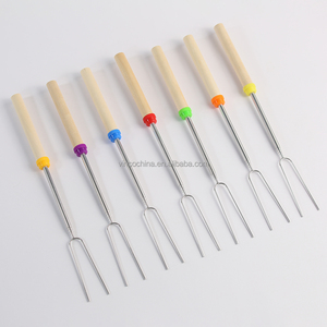 32 inch dài mở rộng dĩa Marshmallow rang Gậy svores dính cho lửa Pit - Hot Dog lửa trại xiên - Product Image 6