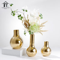 Centre de table de mariage, vase, support à fleurs, décoration en acier inoxydable pour accessoires de mariage