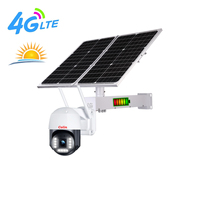 80W 120AH Ls vision intelligente alerte énergie solaire ptz caméra extérieure 4g gsm carte sim ou wifi en option