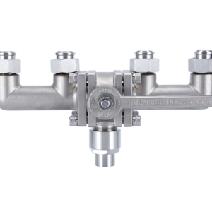 Válvulas de Bola Criogénicas DQS25A DN25 ODM de 5 Vías, Válvulas Desviadoras para GNL a Granel - Product Image 1