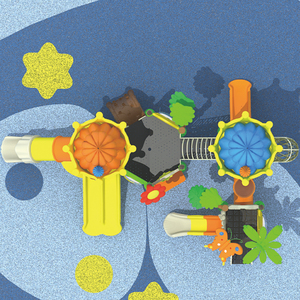 Parque Infantil al Aire Libre para Niños |   Juego de Toboganes Serie Castillo |   Seguro, Duradero y Listo para el Parque, con Certificación CE - Product Image 2