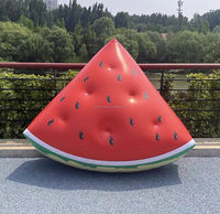 Ballon gonflable extérieur d'hélium de vol de fraise pour la publicité
