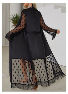 Vestido Largo <span class=keywords><strong>de</strong></span> Encaje Sexy <span class=keywords><strong>para</strong></span> Mujer, Vestido Transparente, Lencería, Kimono, Traje <span class=keywords><strong>de</strong></span> Baño, Conjunto <span class=keywords><strong>de</strong></span> Lencería Sexy Romántica <span class=keywords><strong>para</strong></span> Dormir - Product Image 6