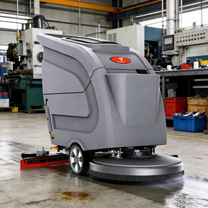 CleanHorse X1 Elektrische Bodenreinigungsmaschine 65dB Geräuscharm für Labor Epoxid & Industrielle Betonböden - Product Image 1