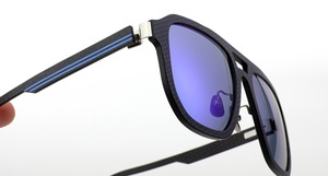 Occhiali da Sole Polarizzati Super Leggeri con <span class=keywords><strong>Montatura</strong></span> in Fibra di Carbonio Forgiata, Design Unico, Logo Personalizzato, Unisex, Protezione UV400 - Product Image 4