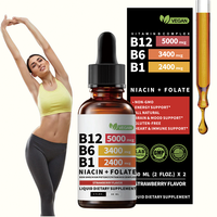 [En stock] Gouttes orales de vitamine B de qualité supérieure, complément alimentaire pour soutenir l'immunité et l'énergie chez les adultes