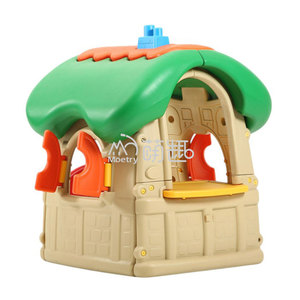 Moetry Little Plastic Playhouse para niños pequeños Indoor Playsets Casita De Juegos Hongo Preescolar Juego al aire libre Juguetes Precio bajo Público - Product Image 2