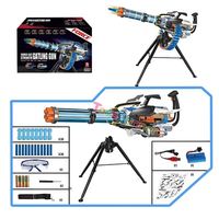 Pistolet à billes Top Jell Blaster BB Gatling Gun, jouet électronique réaliste, en plastique ABS, pour les enfants de 8 ans et plus, GT1121, en vente