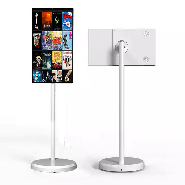 Wholesale 24 Inch Portable Smart Tv with Stand Android Rotatable Lcd Display Interactive Touchscreen Monitor With Wheels