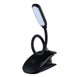 Lámpara de Lectura LED con Clip Recargable por USB, Interruptor Táctil, Luz de Noche para Libros, 3 Niveles de Brillo, en Oferta - Product Image 1