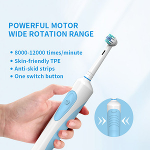 <span class=keywords><strong>Bestlife</strong></span> K1619S Oscillateur de brosse à dents électrique oscillant rechargeable avec charge directe inductive pour adulte - Product Image 4