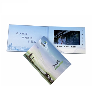 Meilleure couverture rigide 7 pouces A5 LCD carte de brochure vidéo livre vidéo numérique d'affaires avec conception personnalisée - Product Image 5