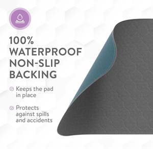 Protège-lits imperméables, respirants, réutilisables et lavables pour l'incontinence, pour personnes âgées, usage domestique et hospitalier - Product Image 2