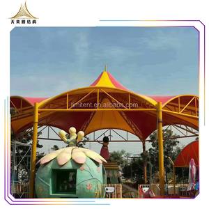 Ngoài trời Plaza bóng râm phong cảnh tán Windproof thể thao tòa lều ngoài trời pvdf PTFE độ bền kéo cấu trúc màng - Product Image 3