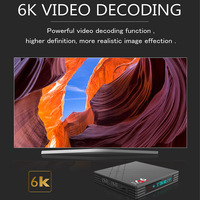 Decodificador de Red H618 para TV Doméstica HD, Reproductor Android 12.0 6K