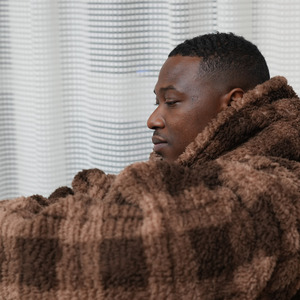 Bán Buôn Tùy Chỉnh Ấm Ấm Cúng Quá Khổ Sang Trọng Flannel Sherpa Chăn Lớn Đội Mũ Trùm Đầu Áo Chăn Áo Cho Người Lớn - Product Image 6