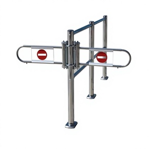 Barrière de sécurité robuste anti-collision pour accès unidirectionnel, idéale pour les caisses de supermarché et les entrées de centres commerciaux - Product Image 1