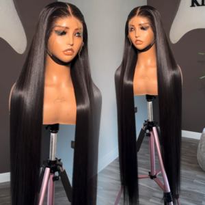 Mヘアライン13x4 HDレース正面ベトナム髪 #1bストレート<span class=keywords><strong>13</strong></span>*<span class=keywords><strong>6</strong></span> HDフルレース正面人間髪グルーレス7*7レース閉鎖 - Product Image 1