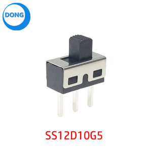 SS-12D10/D06 // d11g5 hai tốc độ Plug-in dọc 3 pin trên tắt công tắc nguồn trượt chịu nhiệt độ cao cuộc sống màu đen xử lý 5mm - Product Image 3