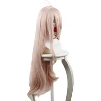 Настраиваемый длинный прямой розовый женский парик для косплея или манкона
