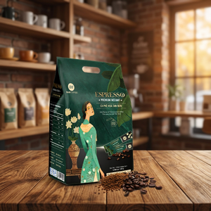 ODM/OEM กาแฟสำเร็จรูป1ใน1กาแฟดำ (สเปรย์แห้ง) 100% โรบัสต้า-เอสเพรสโซทันทีในถุงและจำนวนมาก - Product Image 2