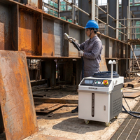 Machine de décapage de rouille au laser à fibre 3000W 6000W pour le nettoyage des surfaces de tuyauteries, plaques d'acier, construction navale et ponts