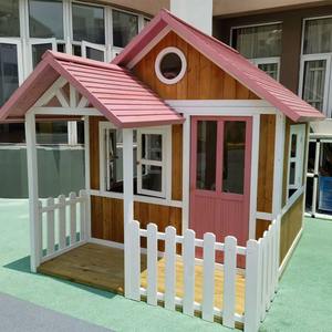 <span class=keywords><strong>Casa</strong></span> de <span class=keywords><strong>Madera</strong></span> Pequeña para Jardín Montessori, Parque <span class=keywords><strong>Infantil</strong></span> Portátil para Niños, Juegos de Rol para Guardería y Jardín de Infancia - Product Image 4