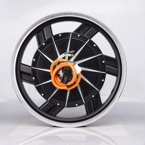 Moteur de moyeu BLDC 4000W haute vitesse 17 pouces-3.5 HY personnalisé en usine pour moto et cyclomoteur, moteur de moyeu 17 pouces-3.5 HY sans jante 17 pouces - Product Image 2