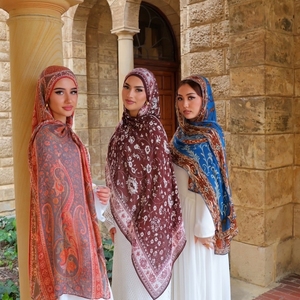 Neue Aktualisierung Hijabs 2026 <span class=keywords><strong>August</strong></span> Hijabs für Muslimische Frauen Neuer Trend 2026 Rosa Modal Hijab - Product Image 6