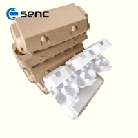 Barquette à œufs en pulpe biodégradable personnalisable, boîte à œufs en papier 4-30, emballage écologique pour œufs de poule, prix d'usine