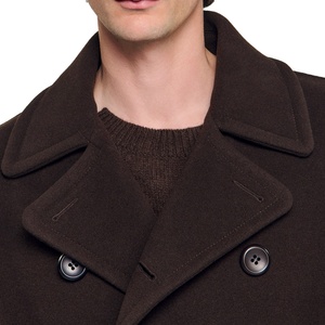 Wholesale Custom Winter Thick Men's Long Over Size Coats Mid to Long <b>Knee</b> Length <b>High</b> Quality Daily Casual Men's Long Coat - Product Image 6