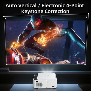 Projecteur LCD portable Android 4K Smart TV pour jeux vidéo, 150 ANSI, mini projecteur de films, téléphone sans fil, jeux, Wifi, réunions - Product Image 6